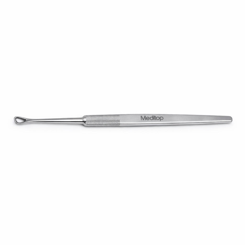 Meditop Professional Ear Wax Removal Tool – Stainless Steel 6" Earpick Cleaner