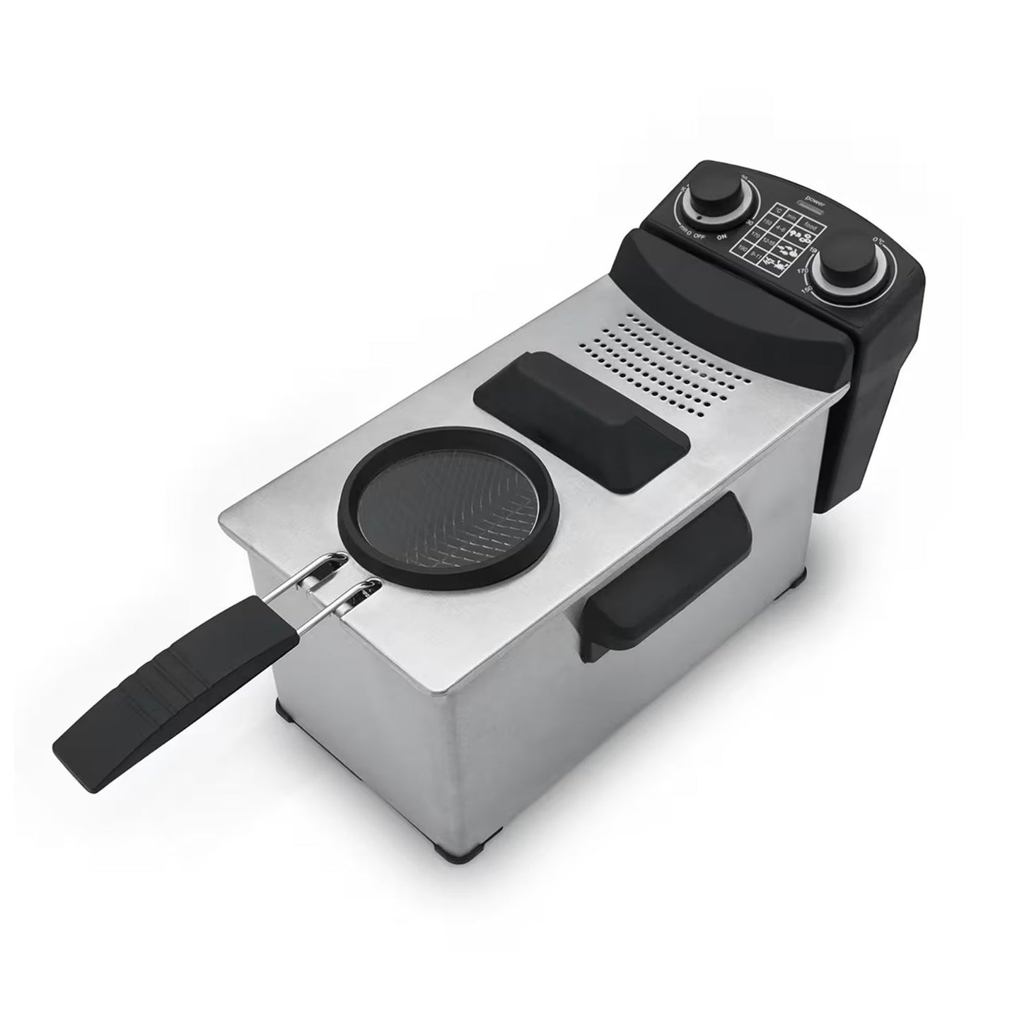 3L Stainless Steel Electric Deep Fryer 2100W with Timer | Chips, Nuggets & Snacks | Australia Stock