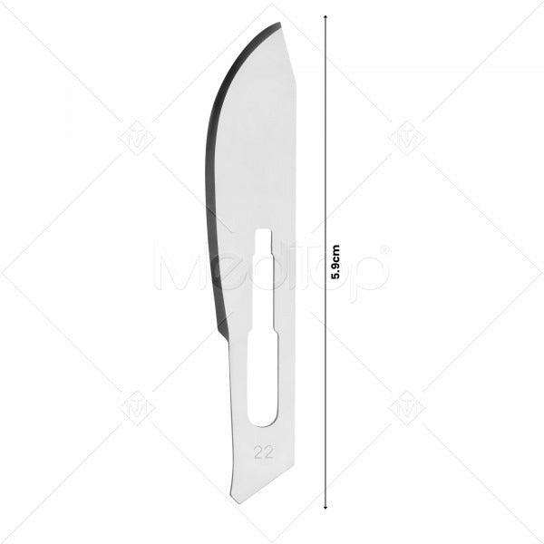 Meditop Scalpel Handle No. 4 with Sterile Blade Compatibility (#20–#24) – Stainless Steel